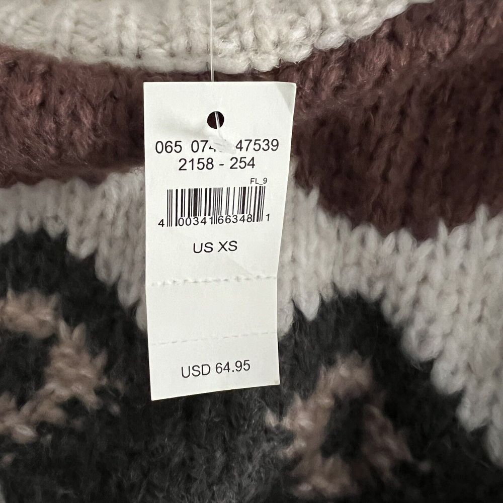 NWT‎ Aerie Womens Fair Isle Oversized Wool Blend Pullover Sweater Size XS - Picture 5 of 7